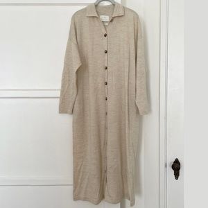 Lauren Manoogian Shirt Dress, Linen & Alpaca